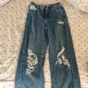 garage dark wash jeans